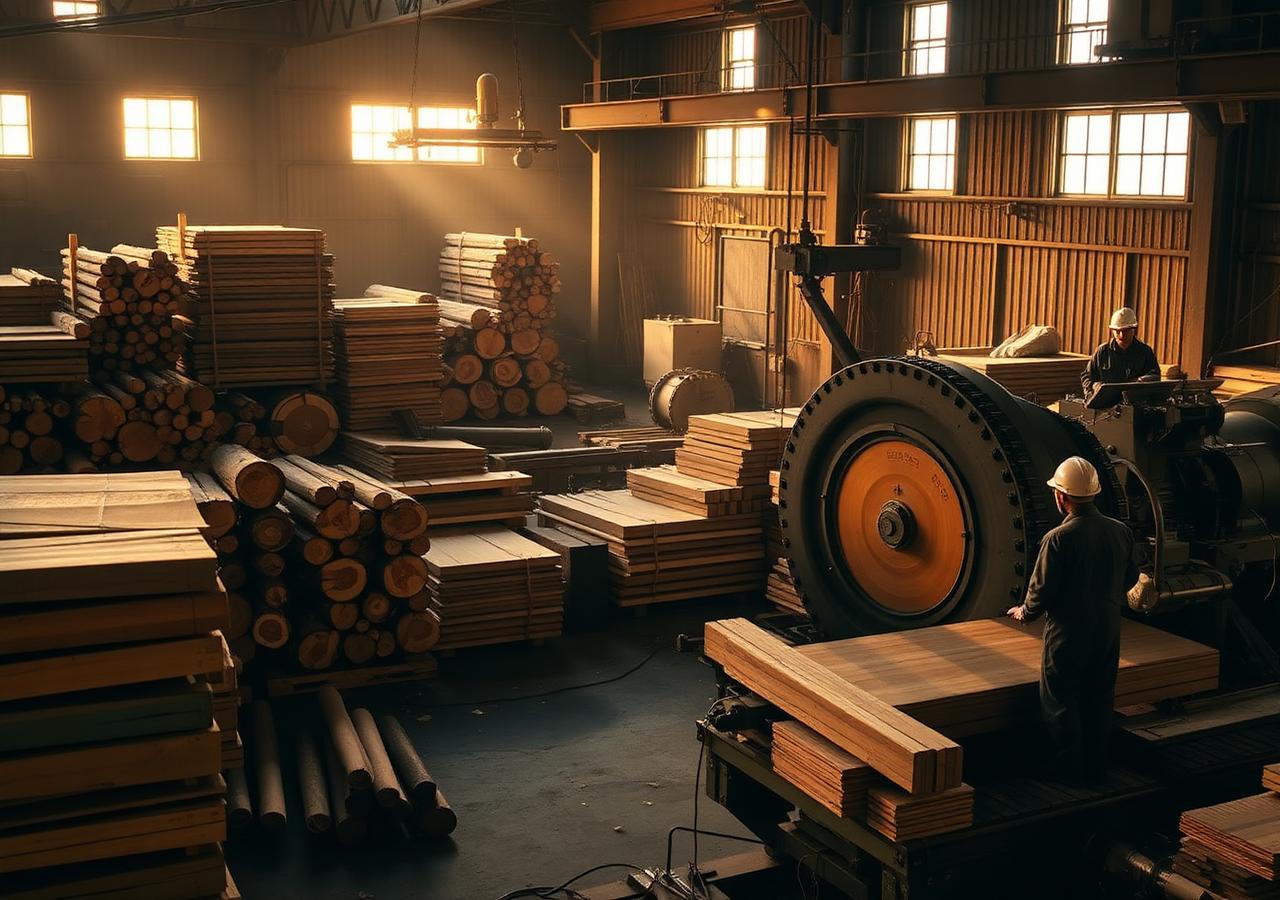 Mdeluka sawmill operations